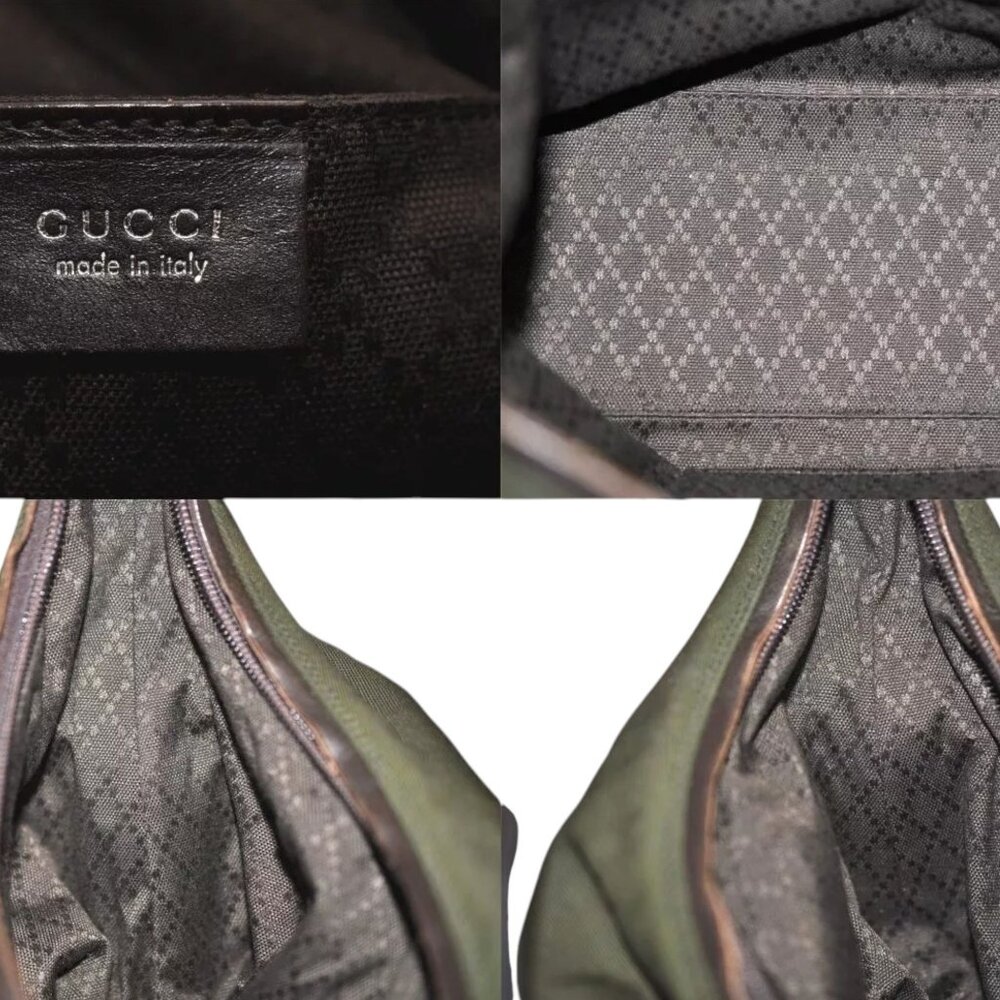 643183BR (L1) Gucci Shoulder Bag Khaki Canvas - Picture 9 of 12